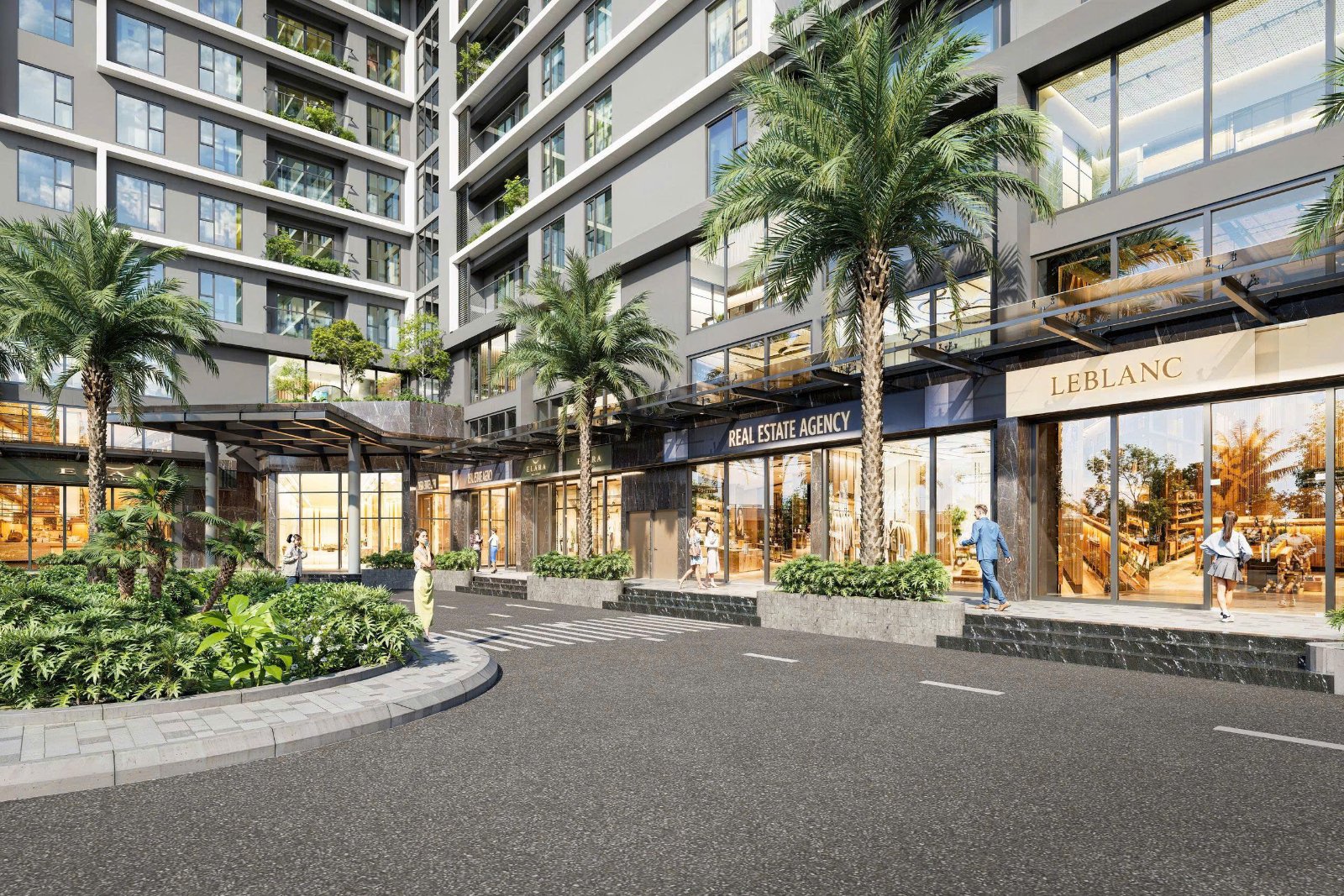 Kiến trúc chung cư cao tầng 4